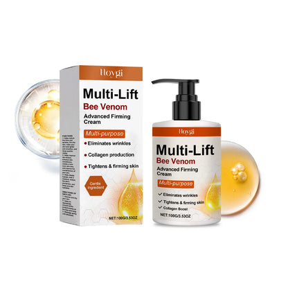 Creme de veneno de abelha para corpo, multi-lifting, reduz a flacidez da pele, anti-rugas, modelador de gordura curvada, firmador de nádegas, loção de massagem corporal
