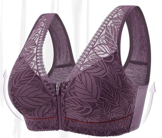 Sutiã Letícia com Zíper Frontal (sem aros e sem bojo)